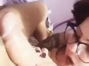 la mia migliore amica Pamela De Boni prende tutto il mio cazzo e le mie palle in bocca 16/16