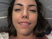mateur POV Hookup with Rachel Rivers in braces and getting eaten out close up POV 12/16