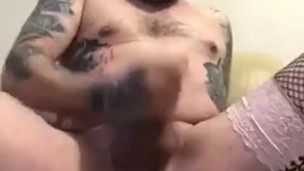 Sissy with butt plug