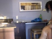 Milf fucked in Kitchen big tits cumshot 13/16
