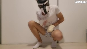 Twink Pup Masturbating Wearing His Fur Claws