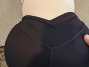 Teen in tight aerie leggings bent over 11/16