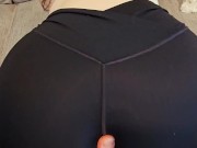 Teen in tight aerie leggings bent over 9/16