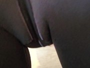 Teen pawg in tight leggings shows off fat ass and cameltoe pov 14/16