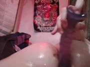 Teaser sexy bbw likes to fuck her oiled asshole 2/16