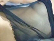 touching my pussy in the early morning while everyone is in house