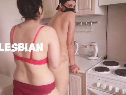 Bitch in red lingerie, licked pussy juicy 😼 lgbt 🔥 cunnilingus 😍 wet pussy 😜