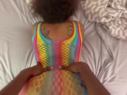 Daddy making me cum and queef on his dick 7/16