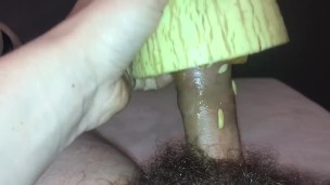 19 Year old Guy fucking a melon! VERY Wet!