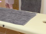 【1】オイルマッサージして触りまくってたら興奮して抑えられなくなってそのまま巨乳の客とSEX - 日本人/素人カップル/個人撮影 1/16