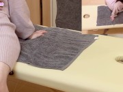 【1】オイルマッサージして触りまくってたら興奮して抑えられなくなってそのまま巨乳の客とSEX - 日本人/素人カップル/個人撮影 4/16
