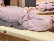 【1】オイルマッサージして触りまくってたら興奮して抑えられなくなってそのまま巨乳の客とSEX - 日本人/素人カップル/個人撮影 7/16