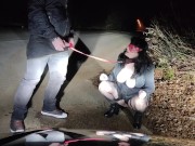 His cock couldn't take it anymore and the sperm just flew out of him 5/16