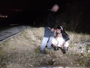 Piss Slut Wife in a Nun costume with a dog collar around her neck receives a golden shower her mout 12/16