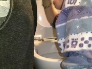 Always when I clean the toilet, that's when he has to PEE. Always... 8/16