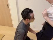 【1】後輩呼んでジャンケンで勝った方がローションかけるゲームしたらエロすぎて体を触りまくってそのまま生挿入-日本人/素人カップル/変態プレイ/巨乳/OL 14/16