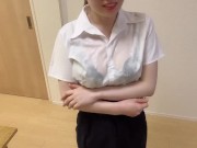 【1】後輩呼んでジャンケンで勝った方がローションかけるゲームしたらエロすぎて体を触りまくってそのまま生挿入-日本人/素人カップル/変態プレイ/巨乳/OL 4/16