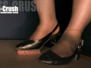 Cumshot under my nylon foot 4/16