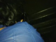 We love to take night walks in the park. He bend me over the bench and fuck me in the ass and pussy 11/16