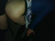 We love to take night walks in the park. He bend me over the bench and fuck me in the ass and pussy 8/16