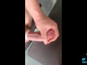 tight foreskin uncut cock cumming hard!💎💎 12/16