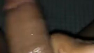 BBC jerking in the bathroom