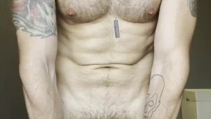 Locker Room Exhibition - Sweaty Nuts after Workout