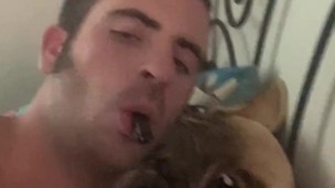 Autism Slut Sucking On Something
