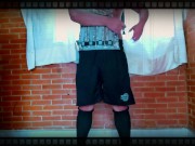 Entrenando y sudando sin camisa día 1 primer video