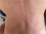 little doggy style on the balcony interrupted by the arrival of the gardener 15/16