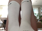 White nike socks 4/16
