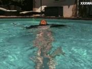 Hungarian petite skinny beauty Lana Lelani underwater 13/16