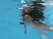 Hungarian petite skinny beauty Lana Lelani underwater 9/16