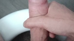 Uncut British Teen Cumshot On Toliet