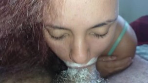 Extreme blowjob,extreme creampie inside my mouth