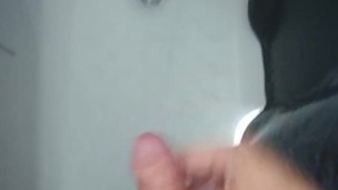Uncut Teen Boy Cums In Shower