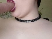 cock worship and sloppy blowjob play - dildo sucking compilation 3/16