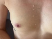 I extract a little after sun cream from his balls 14/16