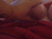 Tied up lactating tits 13/16