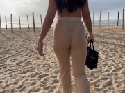 COGIENDO ME LLENAN ELO CULO DE LECHE EN LA PLAYA, SEXO PUBLICO REAL 2/16