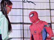 Naughty MILF Sofie Marie Gives Spiderman An Amazing Blowjoba 2/16