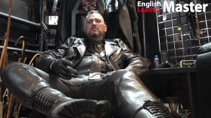 Verbal leather Master humiliates you and tells you to worship his boots PREVIEW