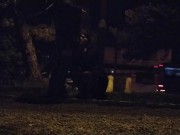 Cock sucking under the night light 10/16