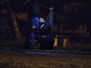 Cock sucking under the night light 13/16