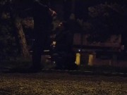 Cock sucking under the night light 16/16