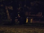 Cock sucking under the night light 3/16