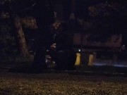 Cock sucking under the night light 6/16