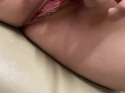 Playing with my pussy while I pump breast milk 2/16