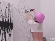 Natural Thin Spinner Interior Decorator Sweet Sophia Gets Wrapped Up In Her Work And A Hardcore Fuck 1/16