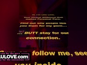 Babe poledancing in club before it opens then more striptease twerking & dancing in lingerie and high heels after - Lelu Love 2/16